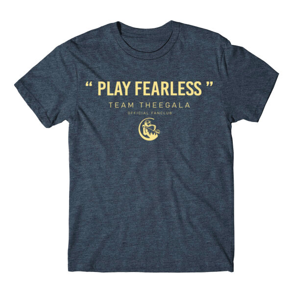 PLAY FEARLESS - PREMIUM T-SHIRT - NAVY BLUE - U8GQJ7 Thumbnail