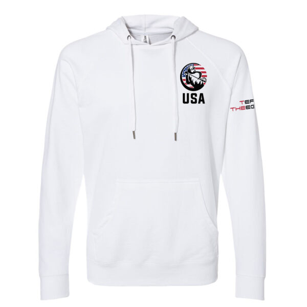 TEAM THEEGALA - USA - LIGHTWEIGHT PULLOVER HOODIE - WHITE - $WXRZ5D$ Thumbnail