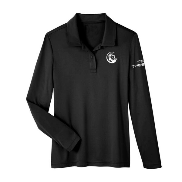 TEAM THEEGALA - WOMEN'S LONG SLEEVE POLO - $AMGT46$ Thumbnail
