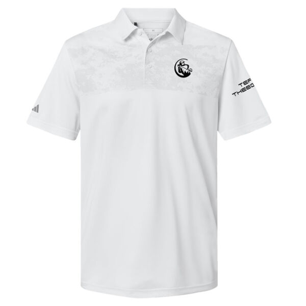 TEAM THEEGALA - PREMIUM ADIDAS POLO - CAMO CHEST PRINT - WHITE - $PZCYXM$ Thumbnail