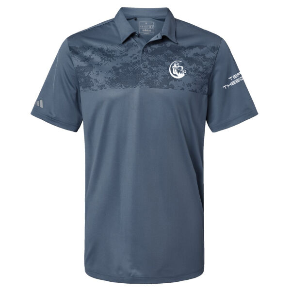TEAM THEEGALA - PREMIUM ADIDAS POLO - CAMO CHEST PRINT - INDIGO - $9R2XG8$ Thumbnail